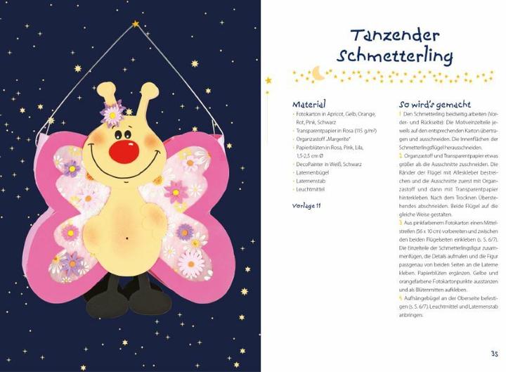 Actual product image Wir basteln Laternen (German, Andrea Kussner-Neubert, Anita Scheiner, Caroline Hofman, Elke Fox, 2022)