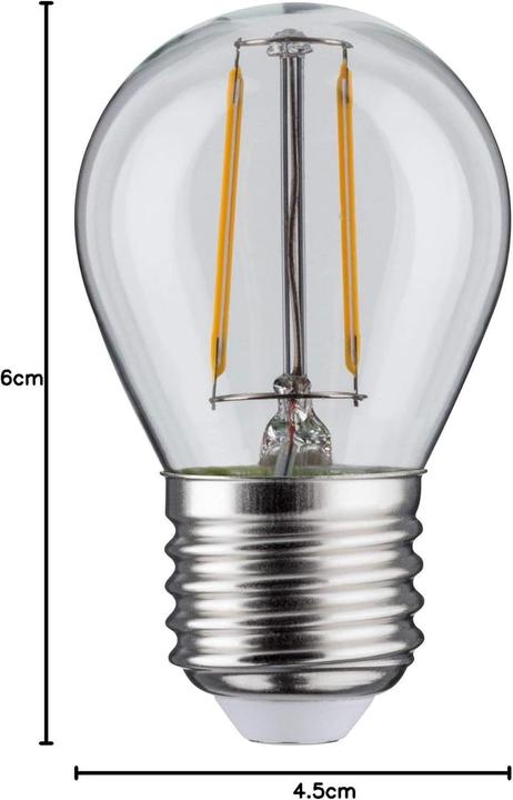 Energie-Label Paulmann Tropfen (E27, 250 lm, 1x)