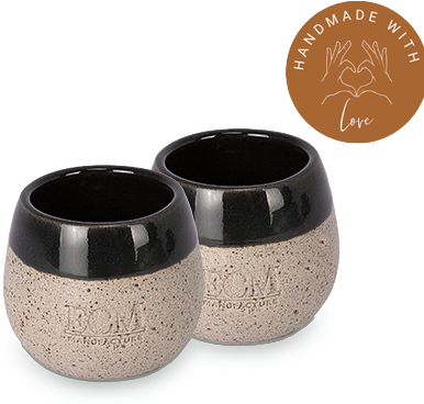 Produktbild ECM Espressotassen Steingut 2er Set (90 ml, 2 x)