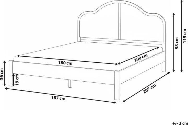 Produktbild Beliani Hounoux (180 x 200 cm)