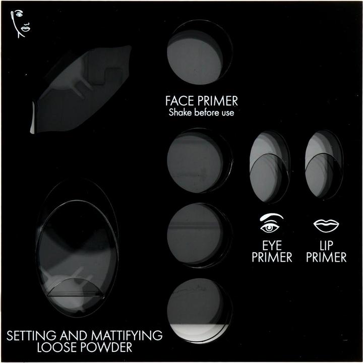 Pupa Milano Pupa Matt Empty Makeup Display Schwarz mit 8 Fächern