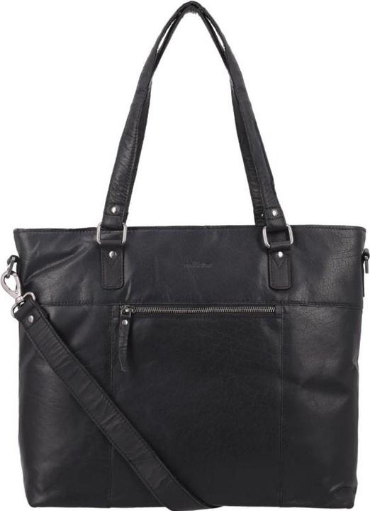 Produktbild The Monte Laptoptas / Werktas - Dames - 16 inch - Leer - - Zwart (16")