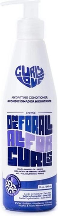 Actual product image Curly Love Hydrating Conditioner 450ml - Moisturizing for Hair Type 2b to 3b - Zero Frizz Locks in M (450 ml)