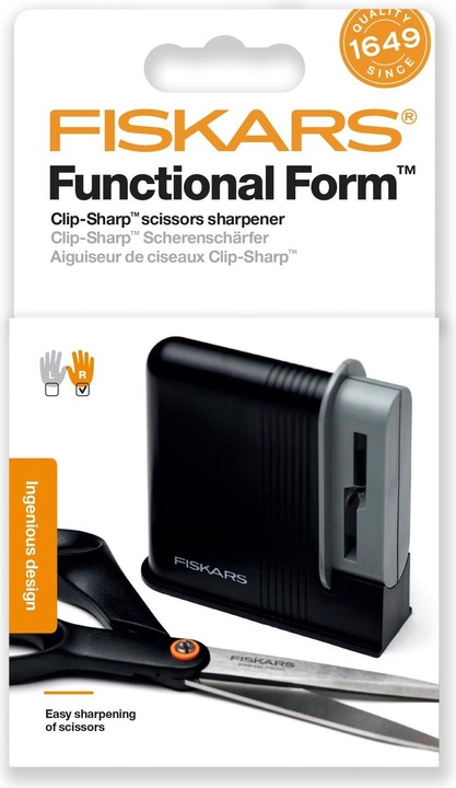 Actual product image Fiskars Clip - Sharp scissors sharpener (22.40 cm)