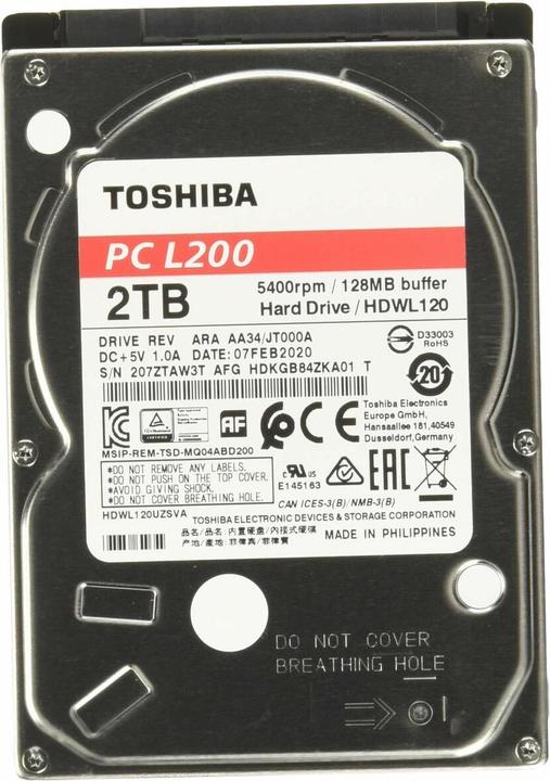 Produktbild Toshiba L200 (2 TB, 2.5")