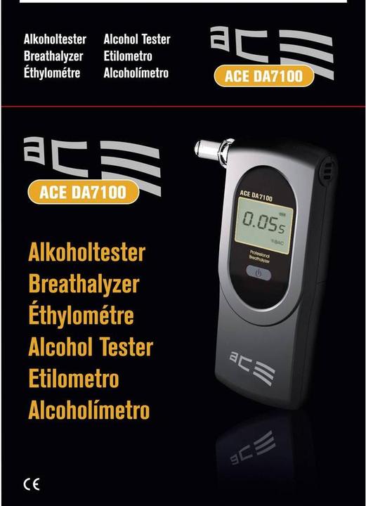 Actual product image Ace Alcohol tester DA7100