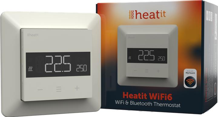 Actual product image Heatit WiFi6 thermostat (White RAL 9010)