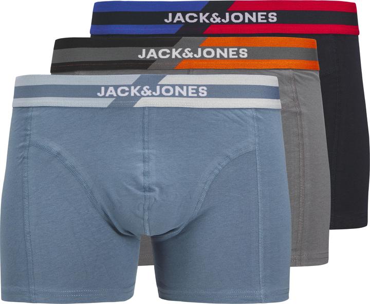 Actual product image Jack & Jones Jacsteve Solid Trunks 3 Pack Sn (S, pack of 3)