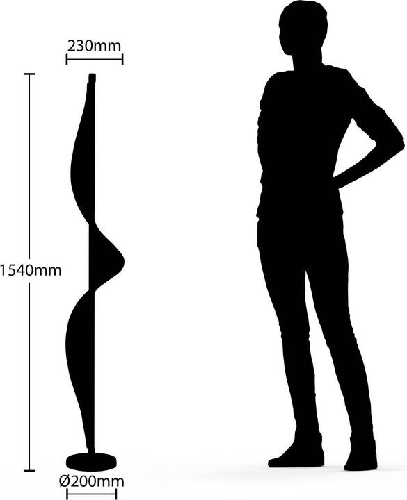 Actual product image Lucande Edano (3000 lm)