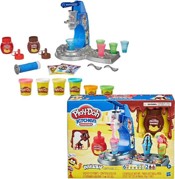 Produktbild Play-Doh Drizzy Eismaschine mit Toppings