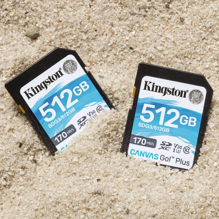 Productafbeelding Kingston Canvas Go! Plus (512 GB, SDXC, U3, UHS-I)