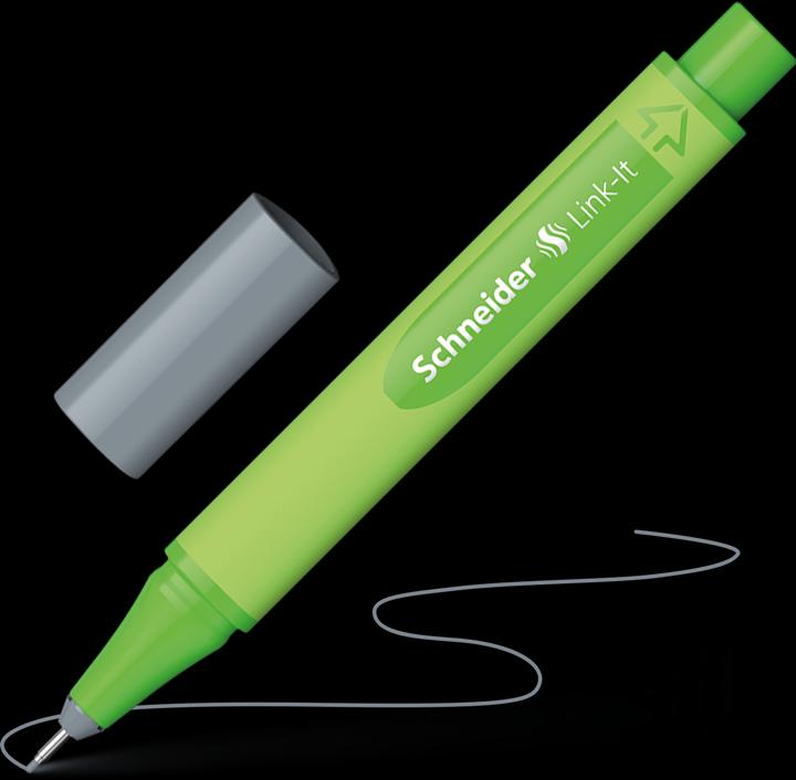 Image du produit Schneider Fineliner Link-It - Anthracite (Argent, 10 x)
