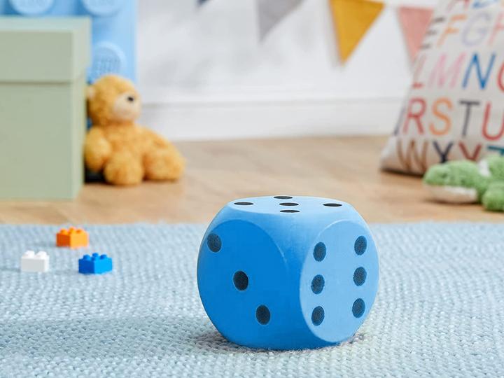 Image du produit John Cube en mousse 15cm bleu