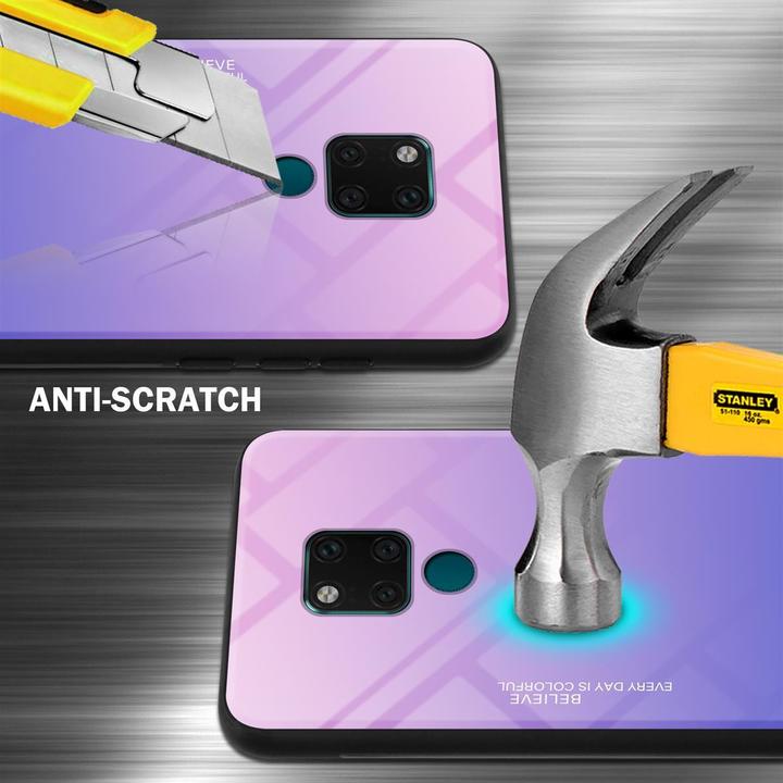 Actual product image Cadorabo TPU 2 colors glass cover (Mate 20)