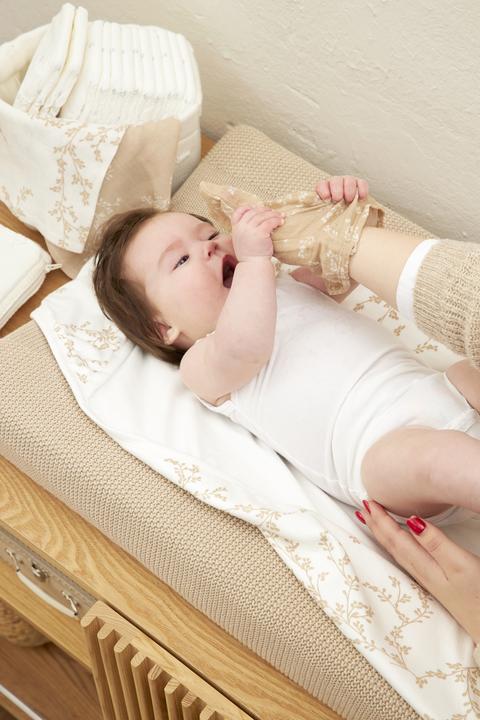 Immagine prodotto Meyco Asciugamano con cappuccio Branches - Sabbia - 90x90cm