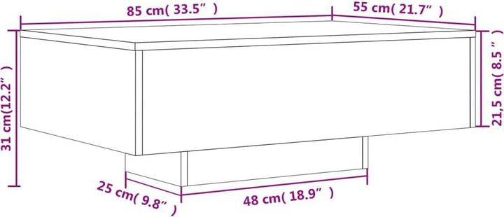 Image du produit vidaXL Couchtisch