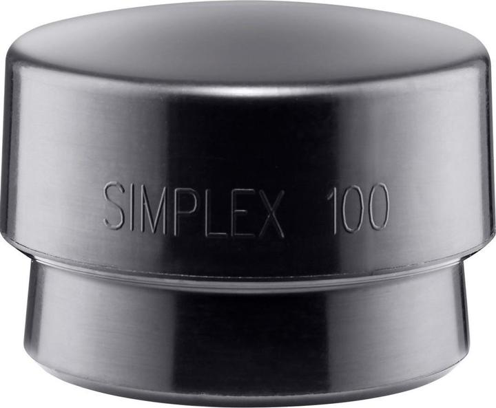 Image du produit Halder Tête de marteau SIMPLEX Ø 100 mm caoutchouc noir mi-dur
