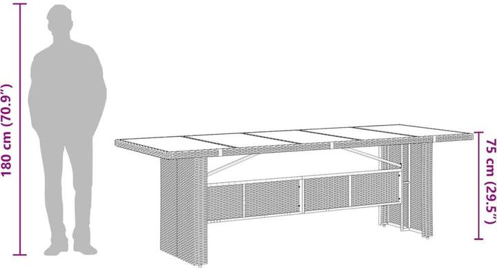 Produktbild vidaXL Garten Essgruppe