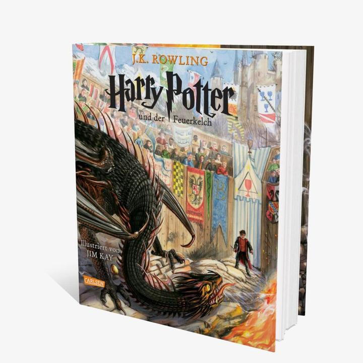 Produktbild Harry Potter und der Feuerkelch (farbig illustrierte Schmuckausgabe) (Harry Potter 4) (Deutsch, J.K. Rowling, Jim Kay, 2019)