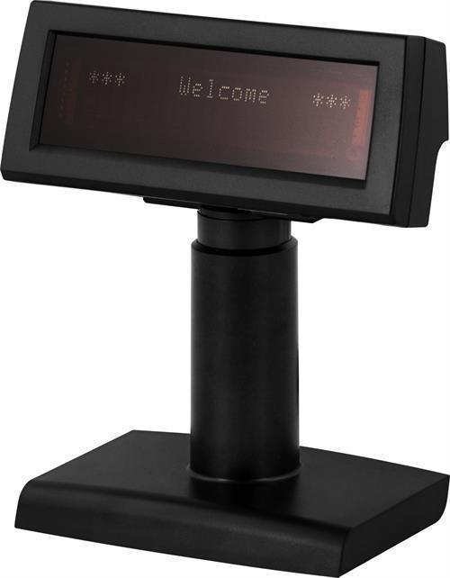 Deltacoimp Customer display, 2x20 characters, USB, Juodas VFD-200