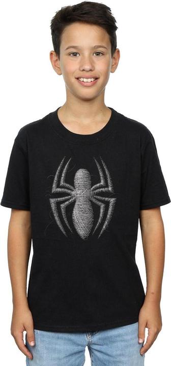 Actual product image Boys Spider-Man Web Logo T-Shirt (140, 146)