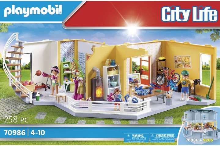 Actual product image Playmobil Floor extension residential house (70986, Playmobil City Life)