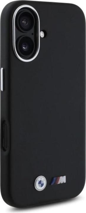 Produktbild BMW BMHCP16S23PMWK iPhone 16 6.1" czarny/black hardcase M Smooth Full Wrapped Metal (Apple iPhone 16)