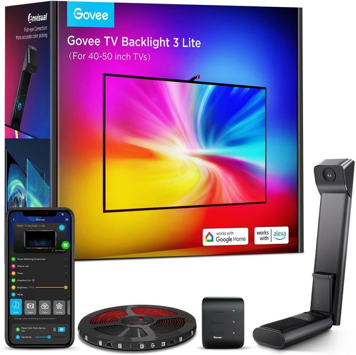 Govee TV Backlight (RGBIC, 240 cm, Indoor)