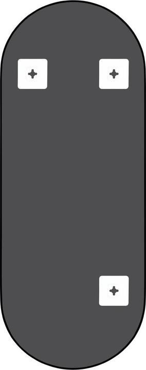 Immagine prodotto M_M SPECCHIO JOSIE 30X70 CM NERO (30 x 70 cm)