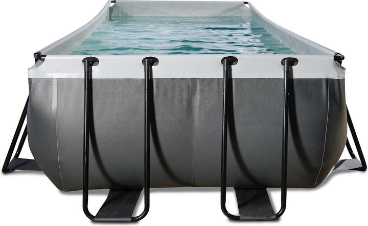 Produktbild Exit Rahmen-Pool eckig 400x200x122 cm mit Sandfilterpumpe (200 x 253 x 122 cm)