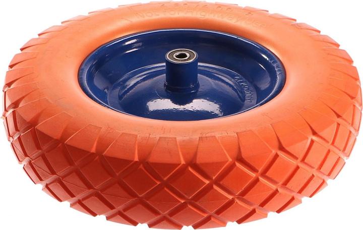 Actual product image GEKO G71024 PU wheel, 4.00-8 with rim, multi-coloured