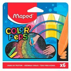 Image du produit Maped Craies pour peinture COLOR'PEPS, étui carton de 6 pièces (6x)