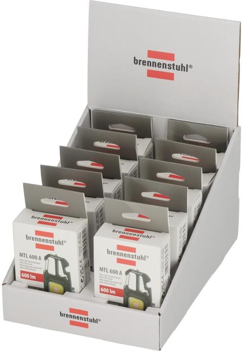 Actual product image Brennenstuhl Mini LED torch MTL 600 A, 600lm, 10 pieces in display (2.50 cm, 600 lm)