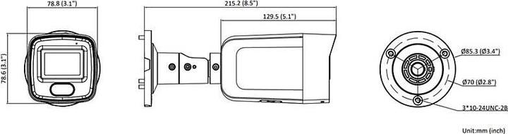 Actual product image Hikvision DS-2CD3066G2-IS(2.8mm)(H)(eF)(O-STD) Bullet Smart IP (3200 x 1800 Pixels)