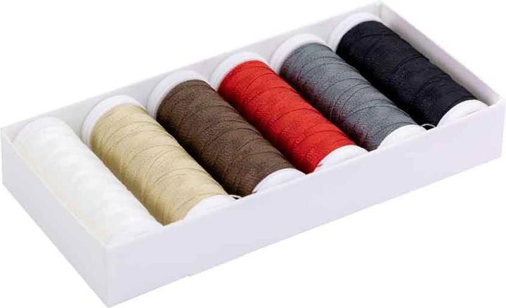 Produktbild Ledergarn-Set in 6 Farben x 120m
