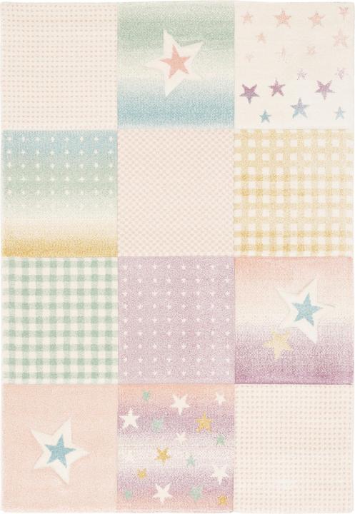 Actual product image Pergamon Children carpet Maui Kids plaid stars (200 x 290 cm)