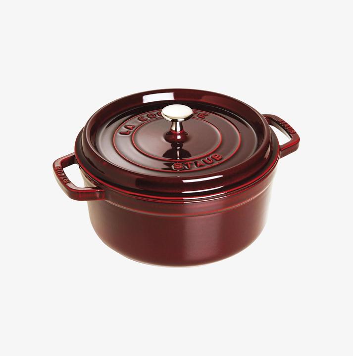Image du produit Staub Cocotte rouge foncé (Cocotte + faitout, Fonte, 28 x 18.20 cm)