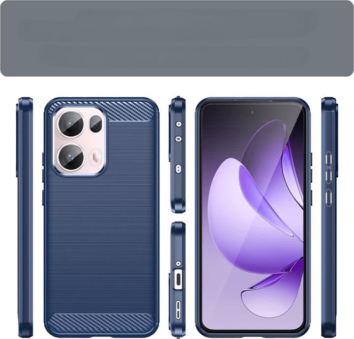 Produktbild Cover-Discount OPPO Reno13 Pro 5G - Metall Carbon Look Hülle