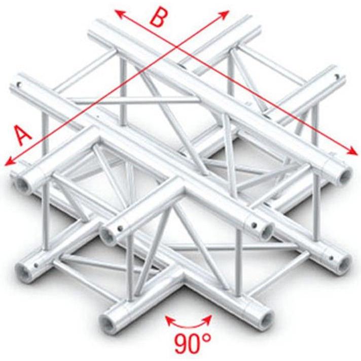 Milos Systems Cross 4-way Pro-30 Square P, Montage Lichttechnik
