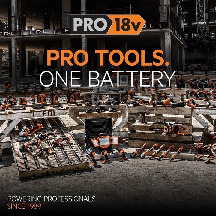 Actual product image AEG Subcompact Brushless Hammer Drill Driver, 65 Nm, 2 Speeds, 18V Battery Compatible