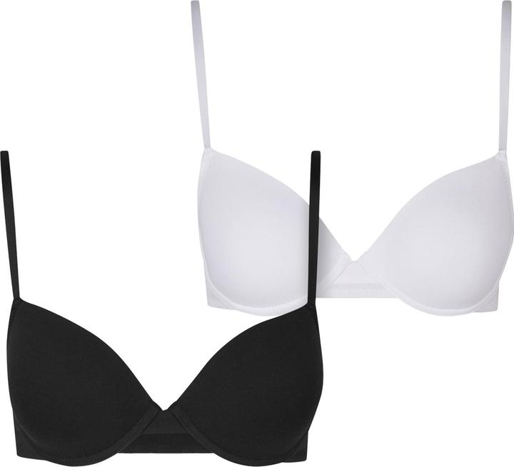 Produktbild Urban Classics Ladies Basic Cotton Bra 2-Pack - 192969 (2er Pack, 75 A)