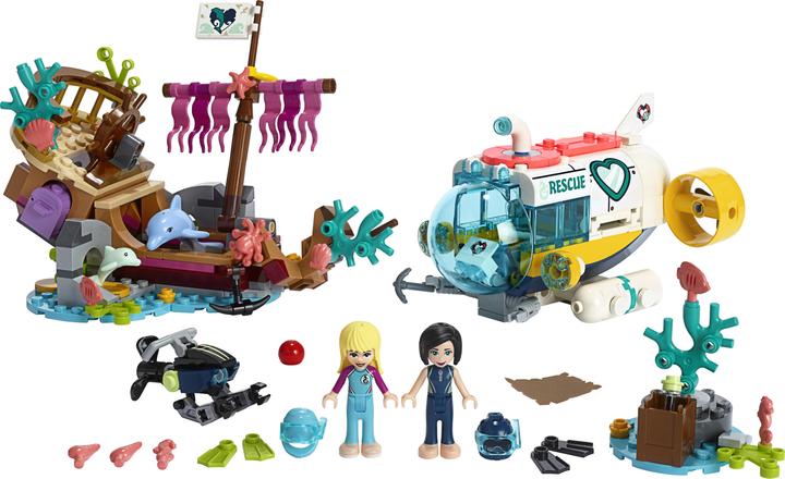 Actual product image LEGO Lifeboat for dolphins (41378, LEGO Friends)