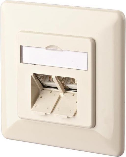 Image du produit Metz Connect E-DAT design 8/8(8) UP - Prise de raccordement, encastrée