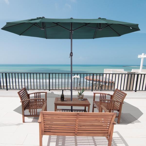 Produktbild Outsunny Sonnenschirm mit Handkurbel (2.70 m)