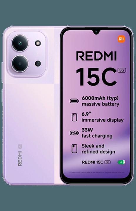 Produktbild Xiaomi Redmi 15C 5G 4+256GB Dusk Purple (256 GB, Violett, 6.90", Hybrid Dual SIM, 5G)