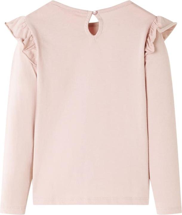 Produktbild VidaXL Kinder-Langarmshirt Rosa 116,Material: 100 % Baumwolle,Farbe (116)