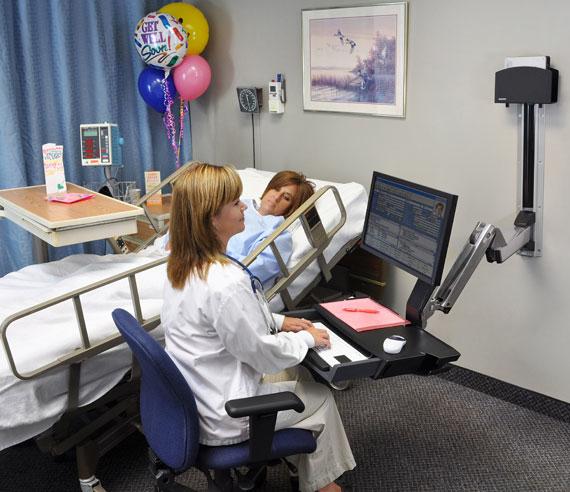 Produktbild Ergotron Sv Sit Stand Combo Arm (Wand, 24")