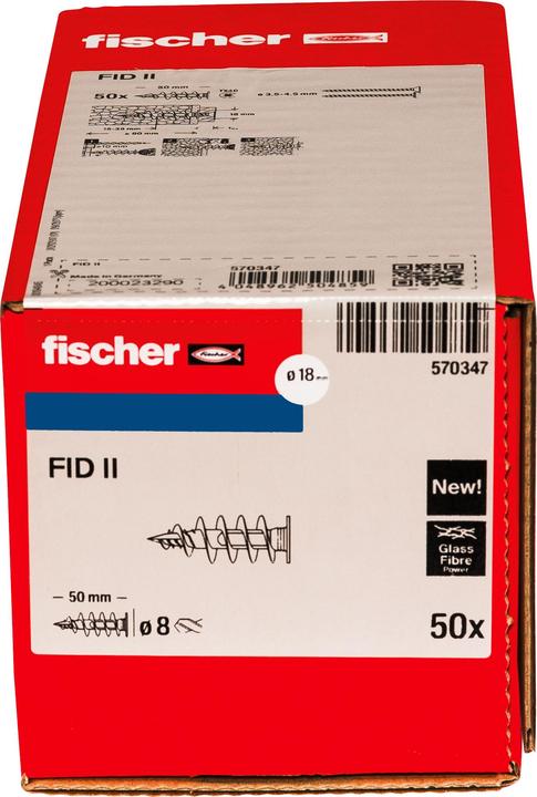 Produktbild Fischer FID II Dämmstoffdübel (50 Stk.)