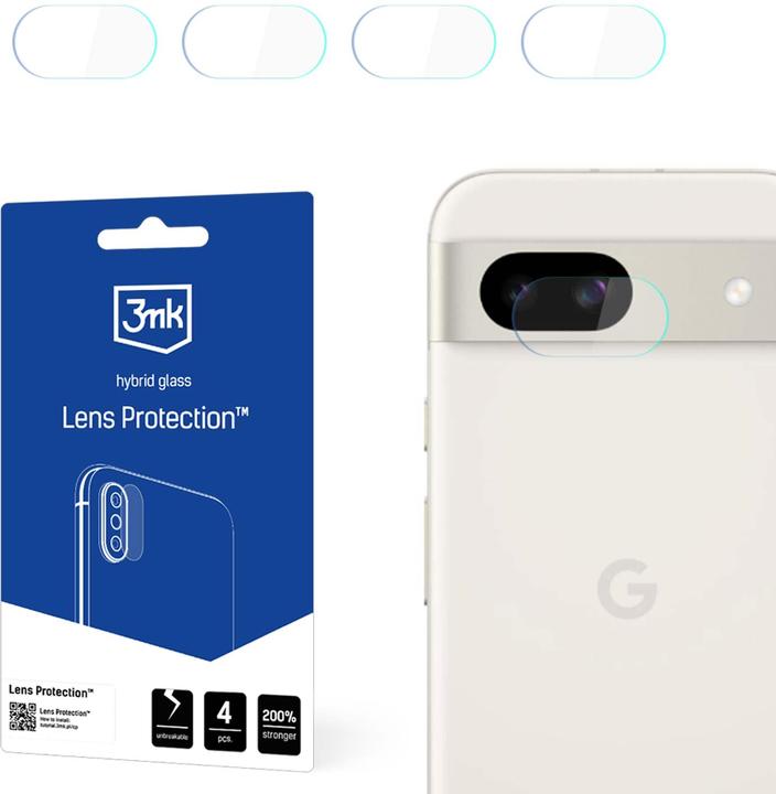 Produktbild 3MK Lens Protect Google Pixel 8A 5G Ochrona na obiektyw aparatu 4szt (4 Stk., Google Pixel 8a)