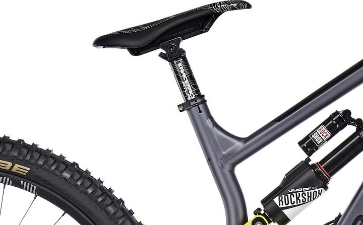 Actual product image Votec VD Elite - Downhill Fully 27.5" - grey/acid yellow (42 cm)